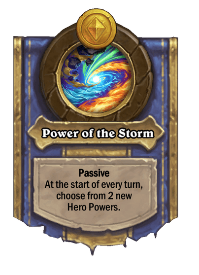 Power of the Storm Hearthstone kártya