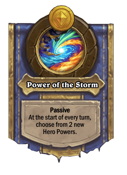 Power of the Storm Hearthstone kártya