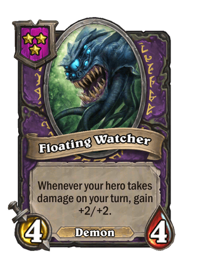 Floating Watcher Hearthstone kártya
