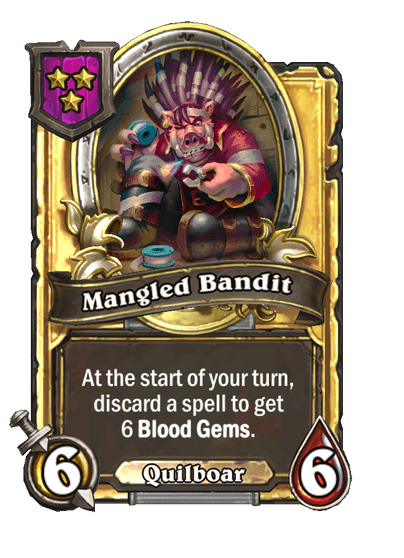 Mangled Bandit Hearthstone kártya