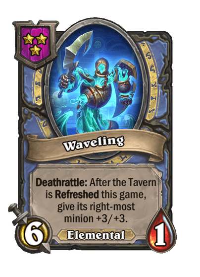 Waveling Hearthstone kártya