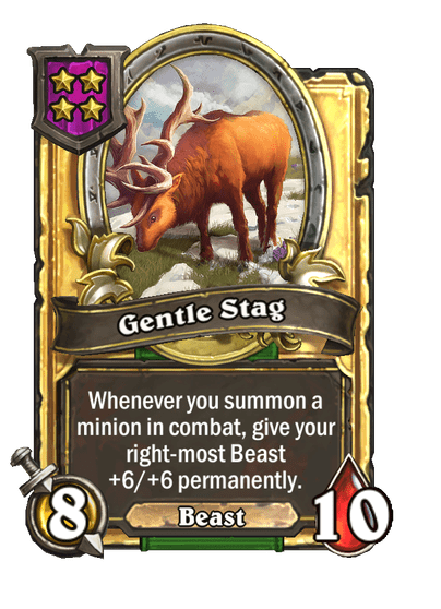 Gentle Stag Hearthstone kártya