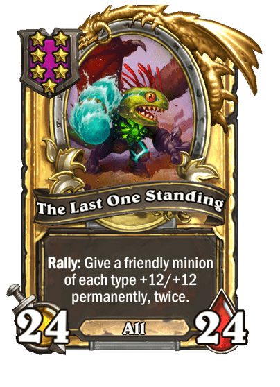 The Last One Standing Hearthstone kártya