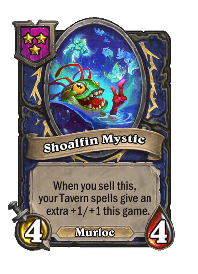 Shoalfin Mystic Hearthstone kártya