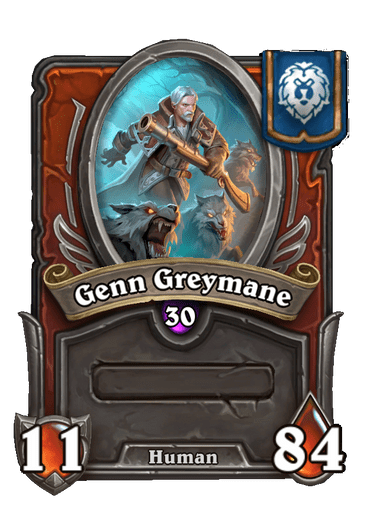 Genn Greymane Hearthstone kártya
