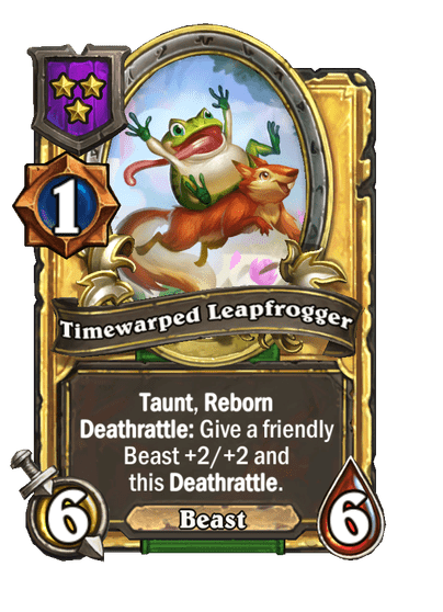Timewarped Leapfrogger Hearthstone kártya