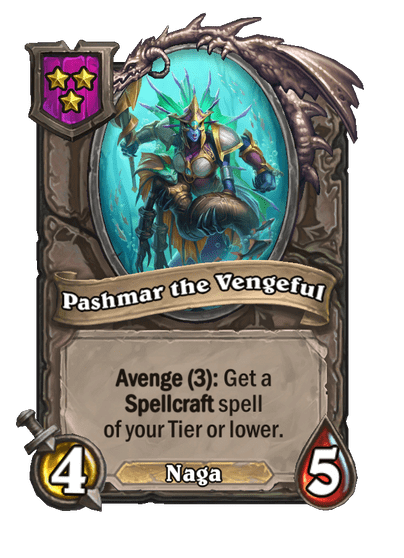 Pashmar the Vengeful Hearthstone kártya