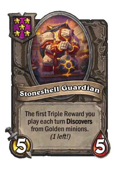 Stoneshell Guardian Hearthstone kártya