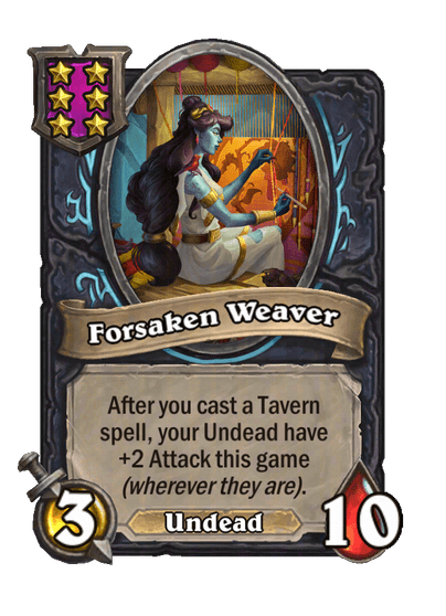Forsaken Weaver Hearthstone kártya