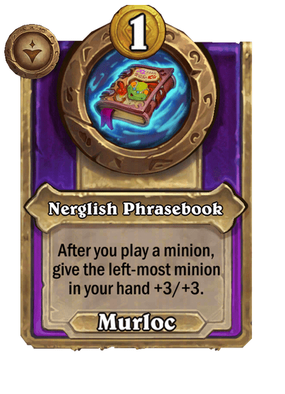 Nerglish Phrasebook