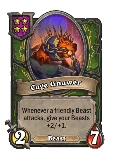 Cage Gnawer Hearthstone kártya