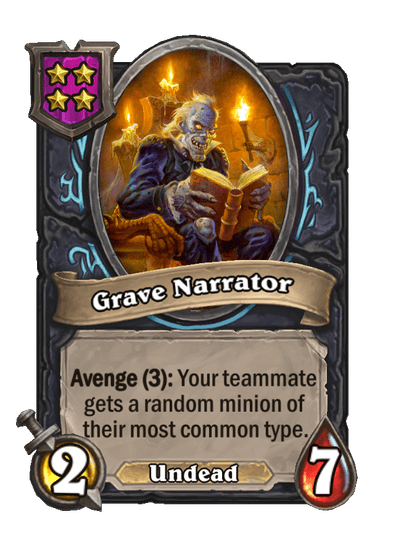 Grave Narrator Hearthstone kártya