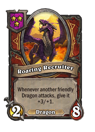 Roaring Recruiter Hearthstone kártya