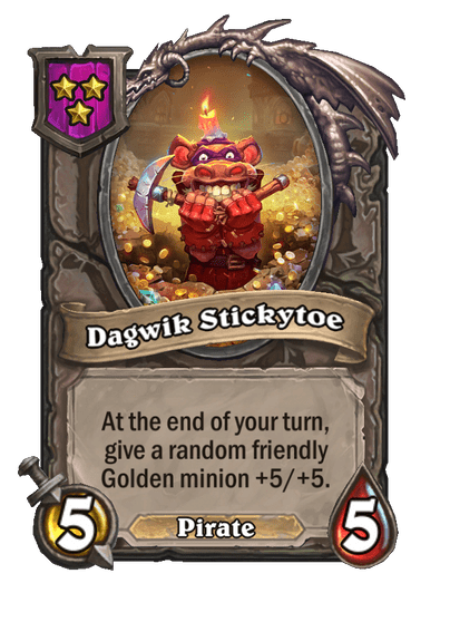 Dagwik Stickytoe Hearthstone kártya