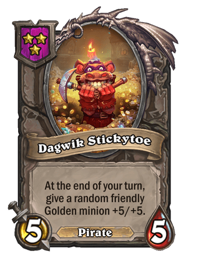 Dagwik Stickytoe Hearthstone kártya