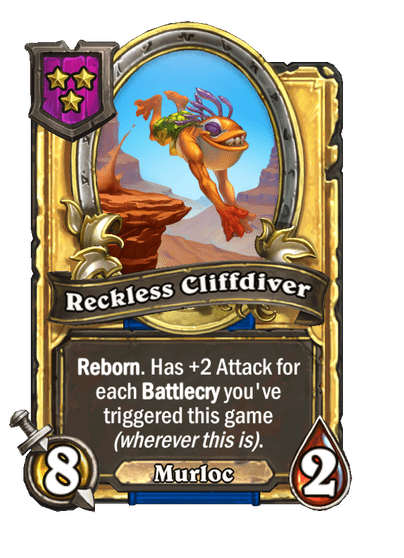Reckless Cliffdiver Hearthstone kártya