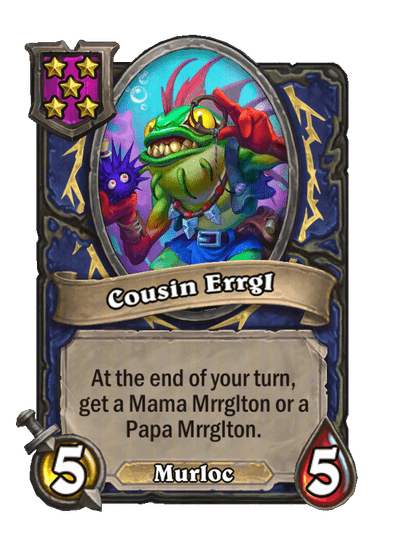 Cousin Errgl Hearthstone kártya