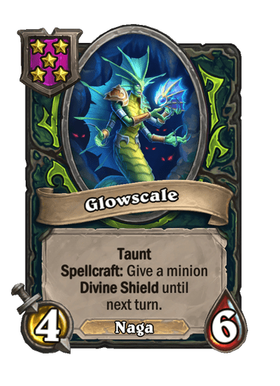 Glowscale Hearthstone kártya