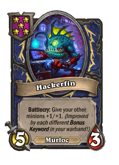 Hackerfin Hearthstone kártya