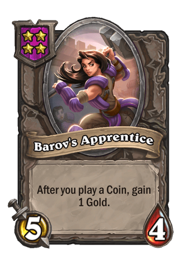 Barov's Apprentice Hearthstone kártya