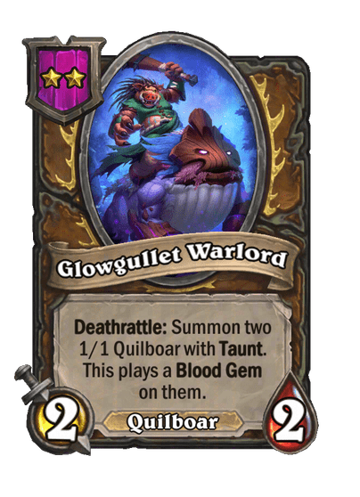 Glowgullet Warlord Hearthstone kártya