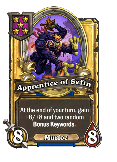Apprentice of Sefin Hearthstone kártya