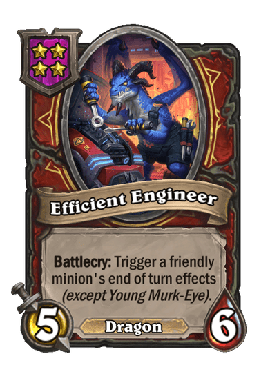 Efficient Engineer Hearthstone kártya
