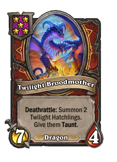 Twilight Broodmother Hearthstone kártya
