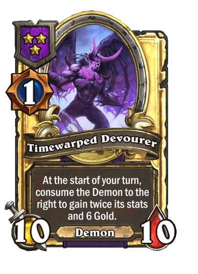 Timewarped Devourer Hearthstone kártya