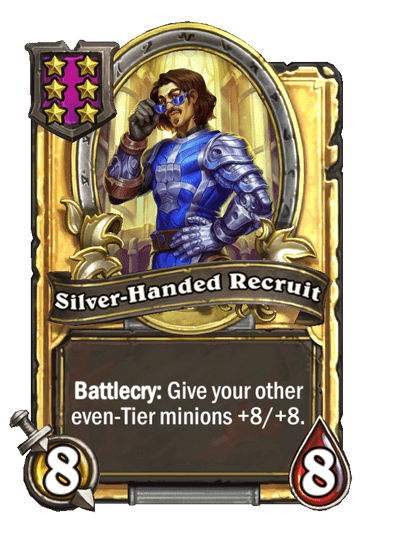 Silver-Handed Recruit Hearthstone kártya