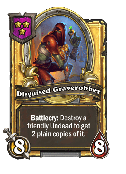 Disguised Graverobber Hearthstone kártya