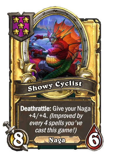 Showy Cyclist Hearthstone kártya