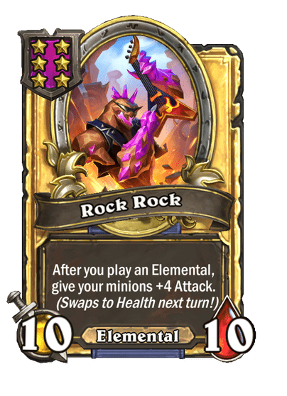 Rock Rock Hearthstone kártya