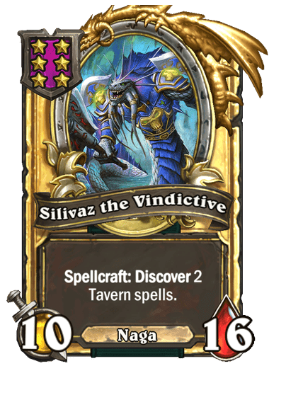 Silivaz the Vindictive Hearthstone kártya