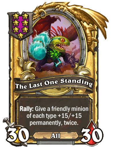 The Last One Standing Hearthstone kártya