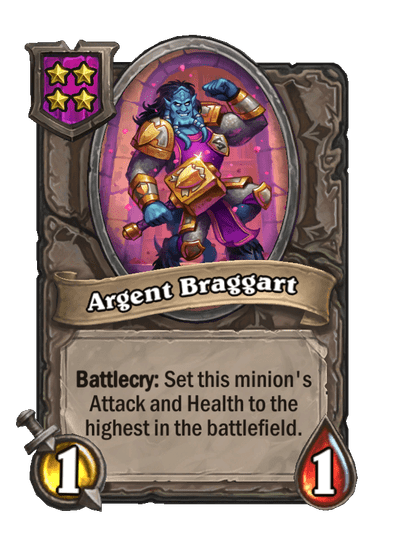 Argent Braggart Hearthstone kártya