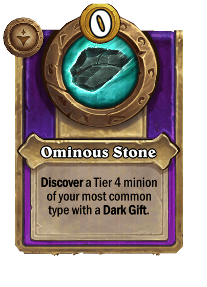 Ominous Stone