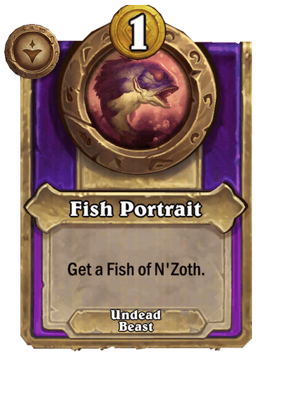 Fish Portrait Hearthstone kártya
