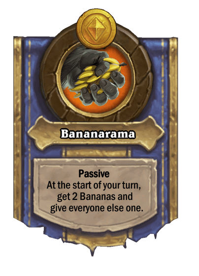 Bananarama Hearthstone kártya