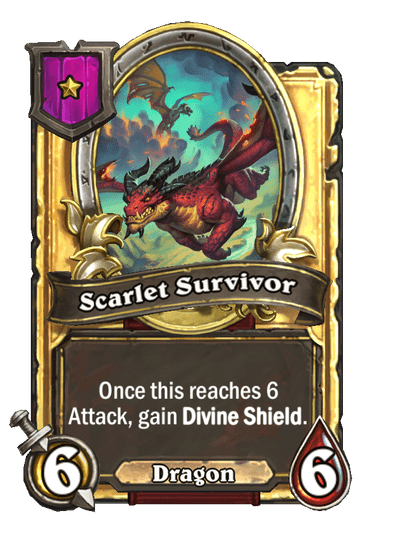 Scarlet Survivor Hearthstone kártya