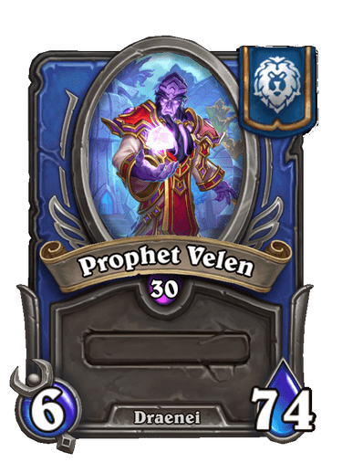 Prophet Velen Hearthstone kártya