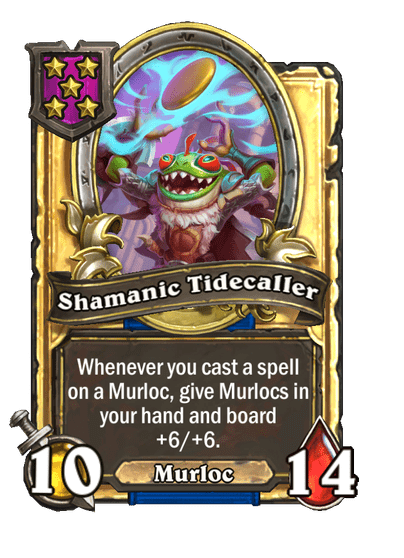Shamanic Tidecaller Hearthstone kártya