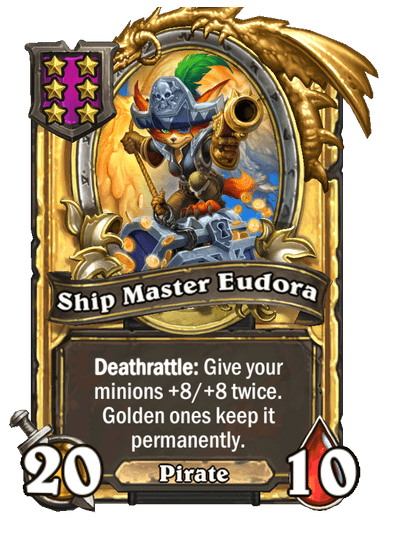 Ship Master Eudora Hearthstone kártya