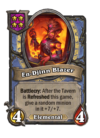En-Djinn Blazer Hearthstone kártya