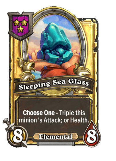 Sleeping Sea Glass Hearthstone kártya