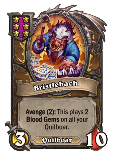 Bristlebach Hearthstone kártya