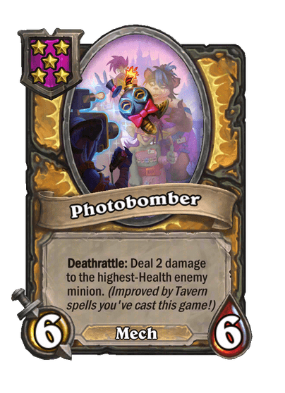 Photobomber Hearthstone kártya