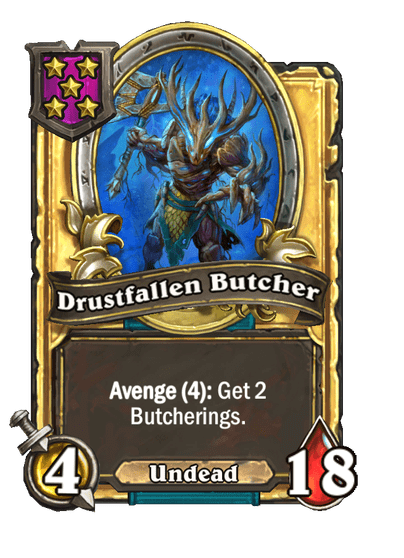 Drustfallen Butcher Hearthstone kártya