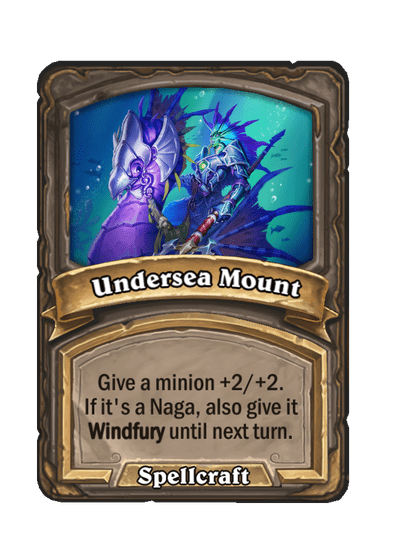 Undersea Mount Hearthstone kártya