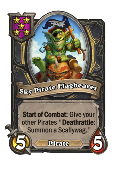 Sky Pirate Flagbearer Hearthstone kártya